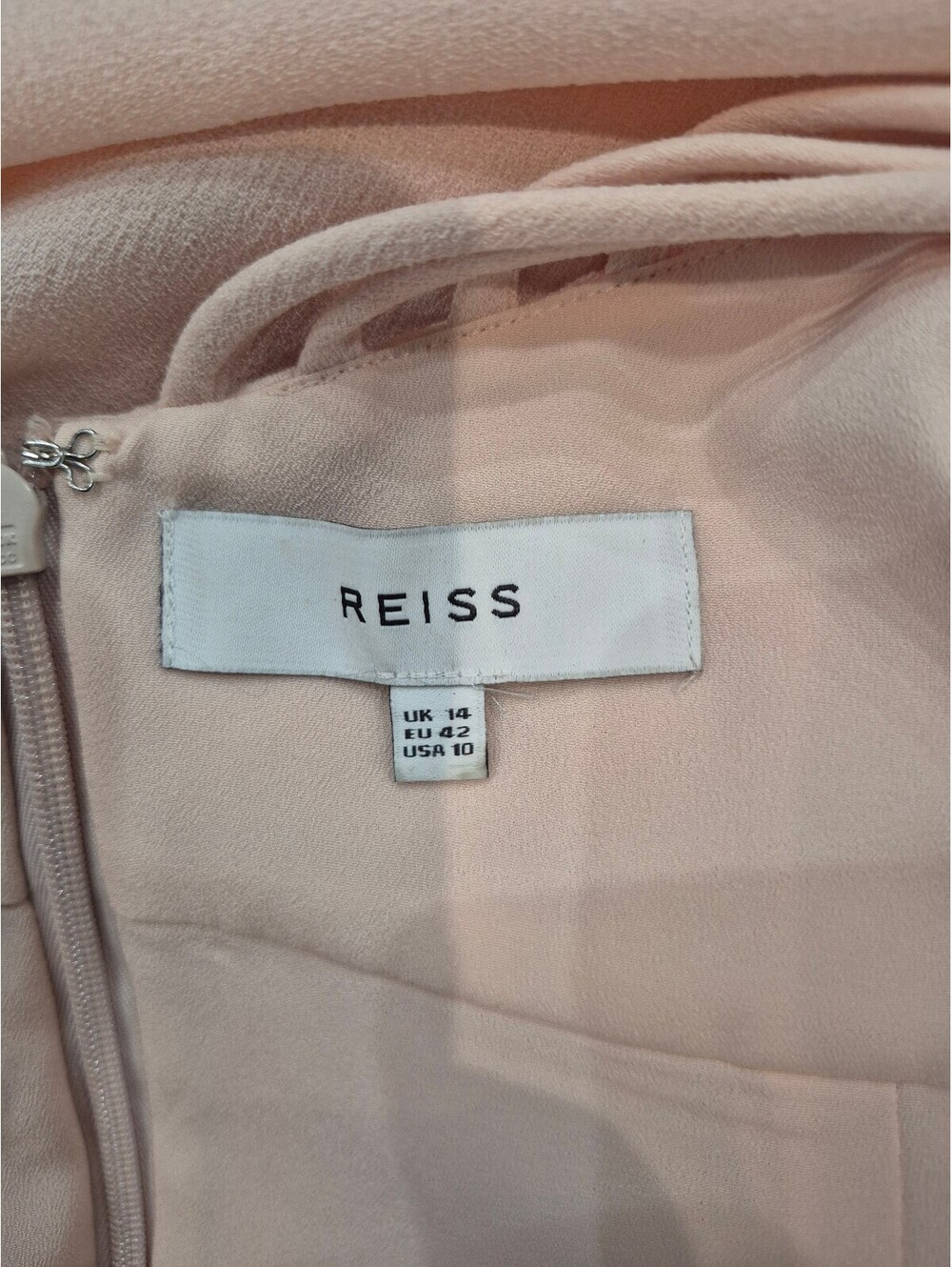 REISS Midi Dress Size 10 Excellent Condition - Picture 6 of 6